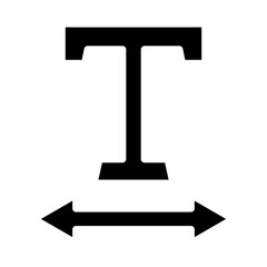 Horizontal Vector Glyph Icon Design