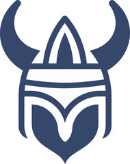 Viking Helmet with Red Crest Vintage Norse Viking Helmet Vector