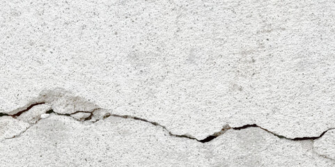 White and grey concrete wall grunge texture background old cement wall texture background, banner. 
