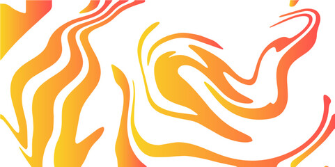 Orange Liquefy wallpaper art design and digital marbled texture. Splash of paint with Colorful liquid isolated on transparent background. Colorful liquid. mixing oil paint texture. 