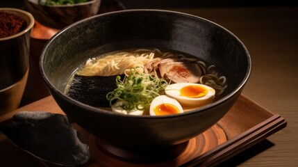 Mysterious artistic object in dark interior