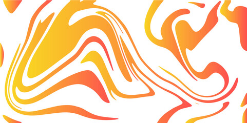 Orange Liquefy wallpaper art design and digital marbled texture. Splash of paint with Colorful liquid isolated on transparent background. Colorful liquid. mixing oil paint texture. 