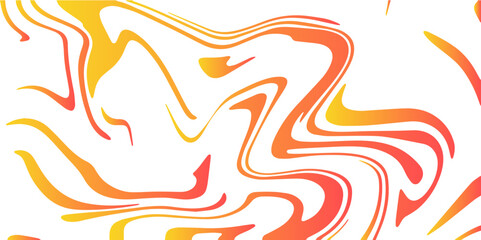 Orange Liquefy wallpaper art design and digital marbled texture. Splash of paint with Colorful liquid isolated on transparent background. Colorful liquid. mixing oil paint texture. 