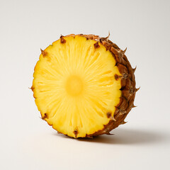 Frische Ananasscheibe mit tropischem Flair