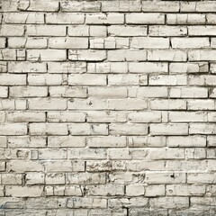 Obraz premium Aged, light beige brick wall texture