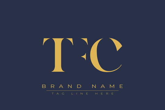 TFC abstract letter logo design. This logo is designed by three abstract letters.