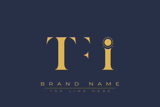 TFI abstract letter logo design. This logo is designed by three abstract letters.