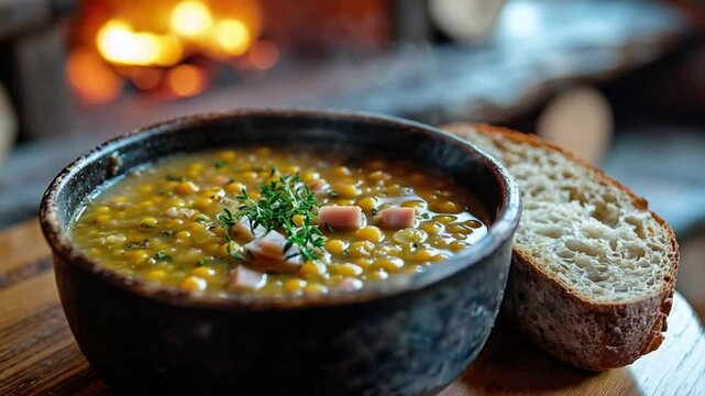 split pea soup comfort video canadian food