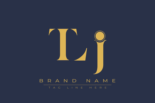 TLJ abstract letter logo design. This logo is designed by three abstract letters.