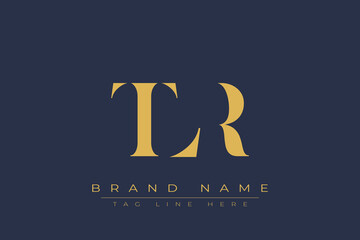 TLR abstract letter logo design. This logo is designed by three abstract letters.