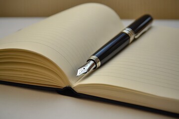 Open notebook with pen (4)