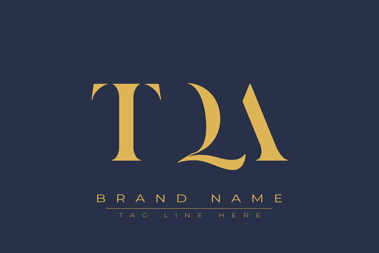 TQA abstract letter logo design. This logo is designed by three abstract letters.