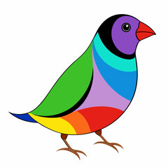 vector illustration of a bird
