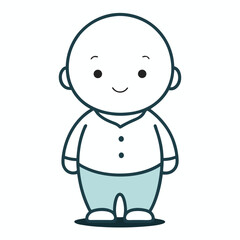 Obraz premium cute baby happy face