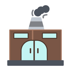 Factory Smokestack Icon