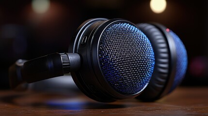 Obraz premium High-Fidelity Headphones: Immersive Audio Experience