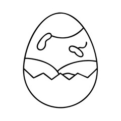 fake egg icon, fake egg line art - simple line art of fake egg, perfect for fake egg logos and icons