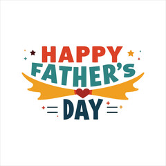 Bold Font TShirt Vector Art Celebrating Father’s Role
