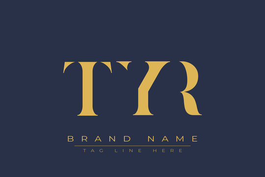 TYR abstract letter logo design. This logo is designed by three abstract letters.