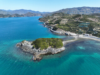 愛媛県八幡浜市　ねずみ島の風景