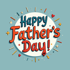 Fototapeta premium Fun vector art Design Shirt For Dad