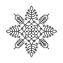 henna patterns icon, henna patterns line art - simple line art of henna patterns, perfect for henna patterns logos and icons