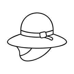 mom s hat icon, mom s hat line art - simple line art of mom s hat, perfect for mom s hat logos and icons