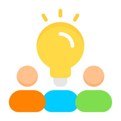 Creative Team Flat Flat Icon