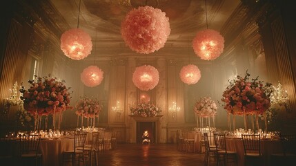 Opulent Wedding Reception in Grand Ballroom