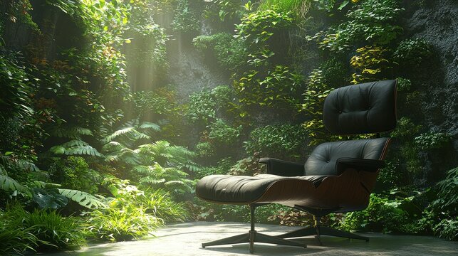 Tranquility Amidst Lush Greenery: A Serene Escape in a Verdant Oasis