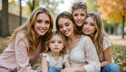 Heartwarming Family Gathering Celebrating Love and Special Bonds