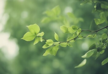blurred nature beautiful background twig green leaves design natural pattern texture on season park bright cold up wallpaper plant sunny sun isolated abstract leaf colours foliage space light tree