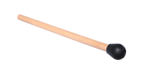 Xylophone mallet isolated on white. Child's musical instrument