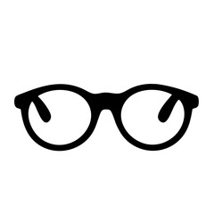 Fototapeta premium A pair of glasses vector icon with frames