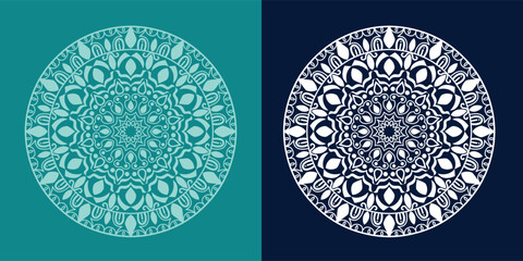 Unique Creative ornament flower mandaladesign vector design, A design element for a creative mandala idea.