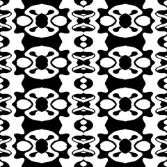 Fototapeta premium Abstract black and white pattern. For use in graphics. Minimalist illustration for printing on wall decorations