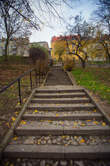 Hills in town of Sandomierz, Poland