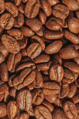 Freshly Roasted Coffee Beans in Sharp Detail.........