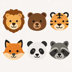 Fototapeta premium set of animal icons