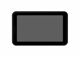 Sleek Digital Tablet: A modern digital tablet with a blank screen, ideal for showcasing information. Its clean design makes it a versatile tool for modern digital communication.
