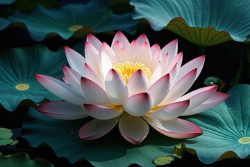 Tranquil Lotus Design Symbolizing Peace and Spiritual Harmony