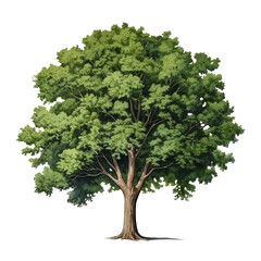Obraz premium tree isolated on white background