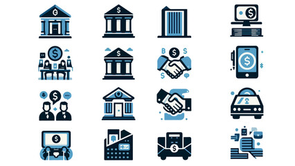 Banking and Finance vector Collection