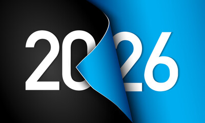 2026 Happy New Year Background Design.