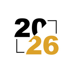 2026 Happy New Year Background Design.