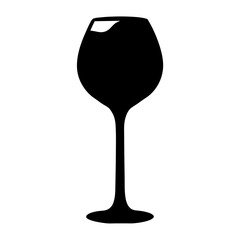 aperol spritz black silhouette icon - of a soft drinks aperol spritz simple vector art