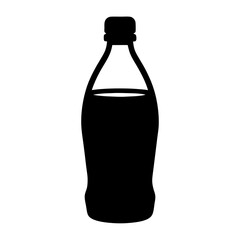 apple cider black silhouette icon - of a soft drinks apple cider simple vector art