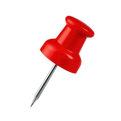 push pin isolated on transparent background