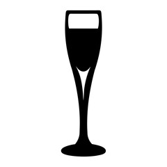 peach bellini black silhouette icon - of a  peach bellini simple vector art