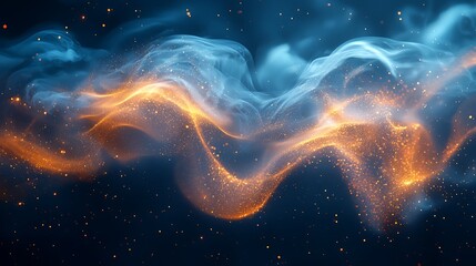 Vivid glowing haze forming abstract energy flow high resolution photos